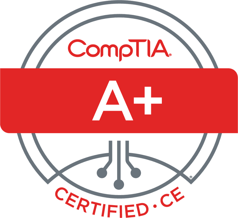 CompTIA A+ badge